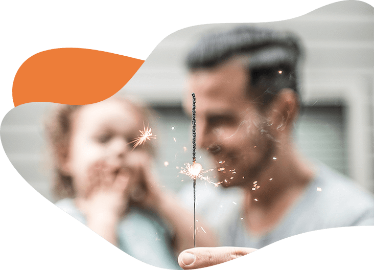 celebration with kid